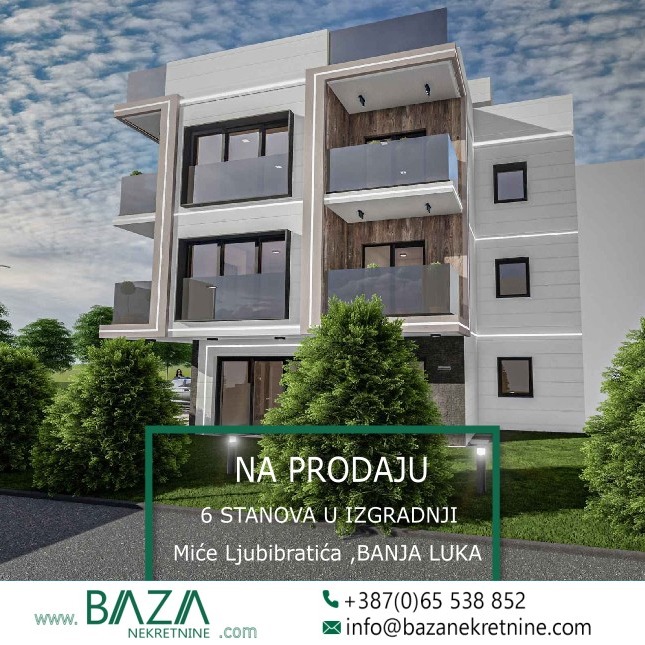 NOVOGRADNJA - STANOVI U MANJOJ ZGRADI OD 6 STANOVA