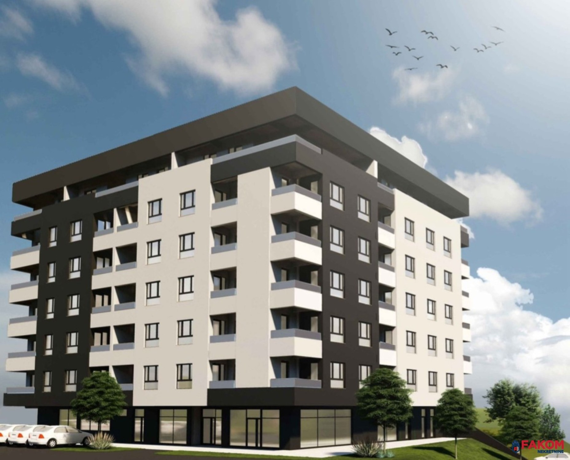 Jednosoban stan u izgradnji, naselje Mjesec