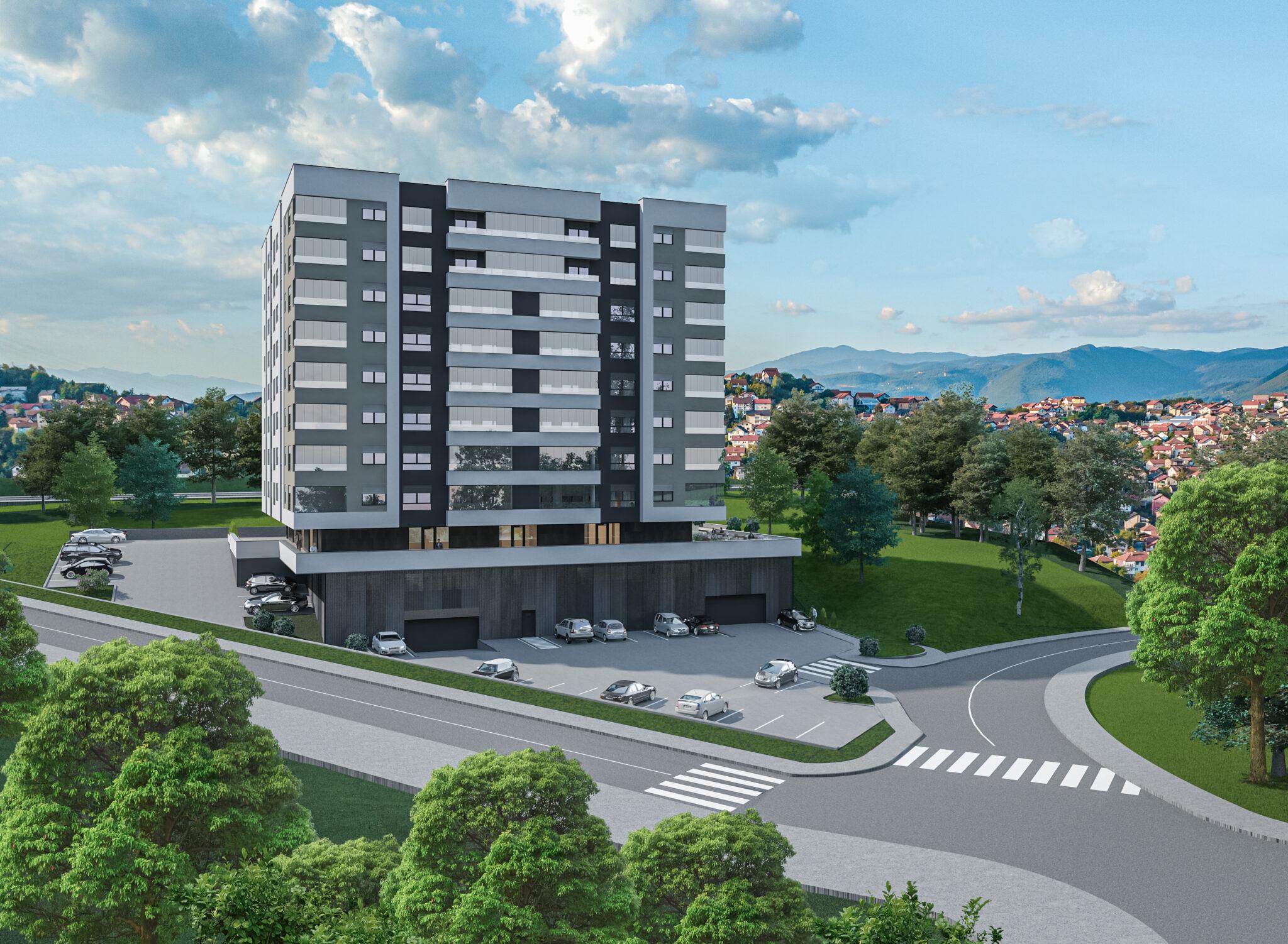QUEENS RESIDENCE ČETVEROSOBAN STAN 121.61 m2